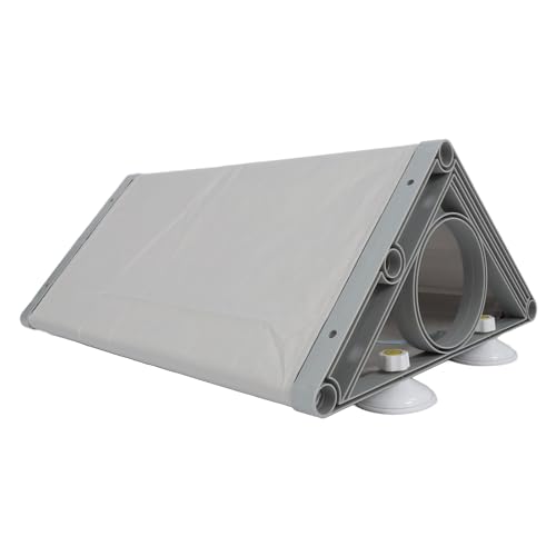 Katzen-Fenstersitz, 2-in-1-Katzenhängematte mit Katzentunnel und Saugnapf, 3 Verschiedene DIY-Installationen, Stabiler Katzen-Fenstersitz zum Schlafen, Sonnenbaden, Nickerchen, 52 (JHS-TECHjG3pGa-12) von JHS-TECH