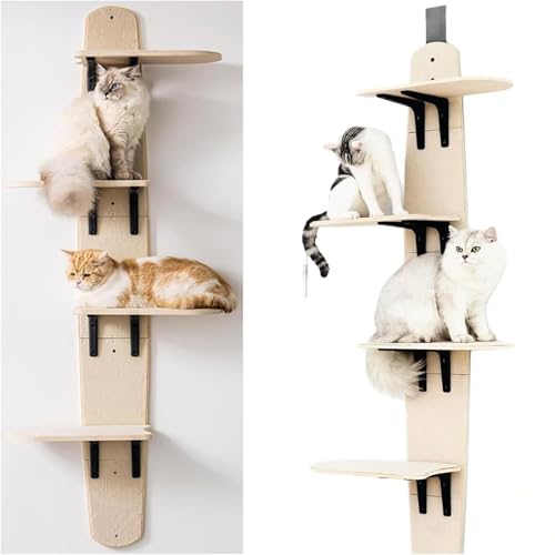 Door Hanging Cat Shelf, Over The Door Cat Perch & Climber, Multi-Level Hanging Tree with Shelves, Climber Tower, Pet Jump Shelf, Indoor Activity Tower von JIABAOZ