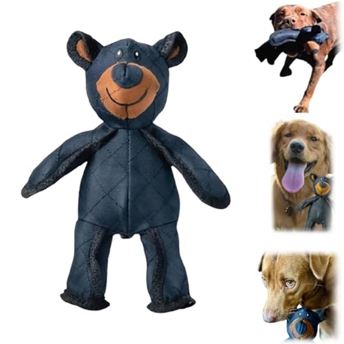 JIALING Indestructible Dog Toy, 2025 New Indestructible Robust Bear Dog Toy, Unbreaka-Bear Dog Toy, Unbreaka Bear Dog Toy, Plush Dog Toy, for Aggressive Chewers Heavy Chewers (1Pc) von JIALING