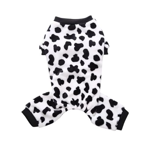 JIALIU Hundepyjamas Winterhundekleidung Drucken Warme Overalls Mantel Für Kleine Hunde Hündchen Katze Chihuahua Pommersche Kleidung Overalls von JIALIU