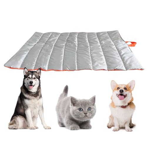 JIEBWCHA Hundebett Outdoor | Klappbare Kühlunterlage Für Hunde,Waschbare Welpenmatte Mit Tragegriff Für Heiße Tage Garten Camping Reisen Indoor Auto & Terrasse JIEBWCHA Hundebett Outdoor | Klappbare Kühlunterlage Für Hunde,Waschbare Welpenmatte Mit Tragegriff Für Heiße Tage Garten Camping Reisen Indoor Auto & Terrasse von JIEBWCHA