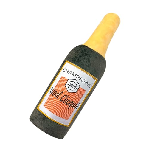 JIEBWCHA Quietschende Spielsachen für Hunde, Plüschflaschenhundspielzeug - Bierflasche Plüschspielzeugspiele,Hundequietfer interaktive Spiele, Anreicherung von Haustiervorräten für kleine mittelgroße JIEBWCHA Quietschende Spielsachen für Hunde, Plüschflaschenhundspielzeug - Bierflasche Plüschspielzeugspiele,Hundequietfer interaktive Spiele, Anreicherung von Haustiervorräten für kleine mittelgroße von JIEBWCHA