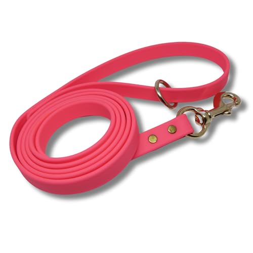 JIM HODGES DOG TRAINING Biothane Hundeleine, hergestellt in den USA, 1,2 m, verschiedene Größen und Farben (5/8, Pink) von JIM HODGES DOG TRAINING