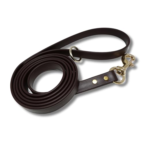 JimHodgesDogTraining Gummy Dog Leash, hochwertige Biothane-Hundeleine, 1,8 m, Verschiedene Größen und Farben, tolle Leine für Spaziergänge, Training, Wandern und Joggen mit Ihrem Hund, hergestellt in von JIM HODGES DOG TRAINING