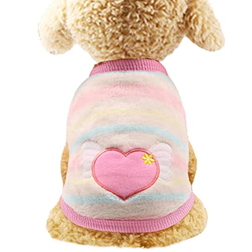 JIMINISO Fleece-Hundekleidung für Hunde, warme Hundeweste, Hemd, Welpen, Katze, Kleidung für Hunde, Mantel, Hoodie, Haustierkleidung, Chihuahua von JIMINISO