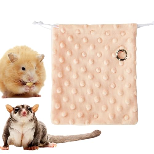 Bonding Tragetasche für Zuckergleiter - Bonding Tragetasche | Zuckergleiterbeutel für Kleintiere, Schlafsack mit Tragetasche, bequemes Nestbett für Hamster von JINGAN