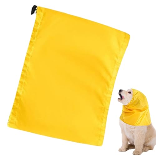 Hunde-Badekappe, Hunde-Snood-Regenhut | Haustier-Gehörschutz, Bademütze,Hundeduschhaube aus Polyestermaterial zum Schwimmen, täglichen Baden und für Outdoor-Aktivitäten von JINGAN