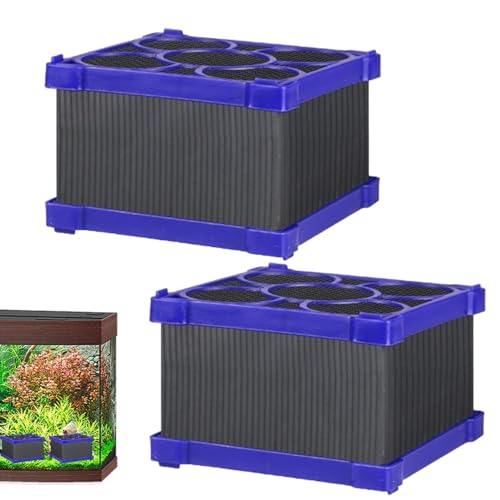 JINGAN Aquarium-Wasserreiniger-Filter | Aktivkohle-Wassertrogreiniger – Starke Filtration und Absorption für Aquarium, Teiche, Aquarium, Wassertank, Wasserreinigung von JINGAN