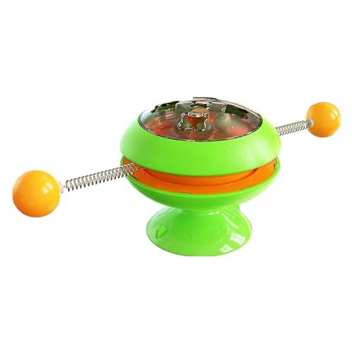 JINGAN Katzenminze-Spinner-Spielzeug,Katzenminze-Spinner, Katze Spinner Spielzeug Saugnapf, Zahnbürste, Zahnen und interaktive Funktionen, lustiger Windmühlen-Spinner für Kätzchen von JINGAN