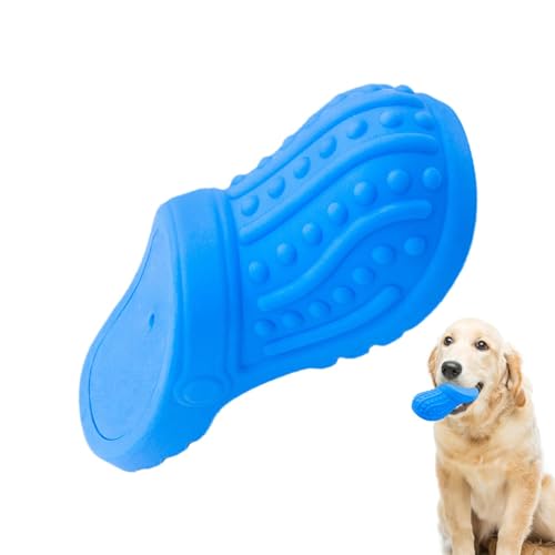 JINGAN Quietschendes Schuh-Hundespielzeug - Silikon-Apportierspielzeug für mittelgroße Hunde, quietschend | Zahnendes Welpenspielzeug, langlebiges Haustierspielzeug für Welpen, Spielzeit, Training von JINGAN