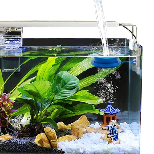 JINGHANGER Wasserdurchflussregler für Aquarium Water Flow Controller Wasserwechsel Ausgießdiffusor für Aquarien Zubehör für die effiziente Wasserbefüllung von JINGHANGER