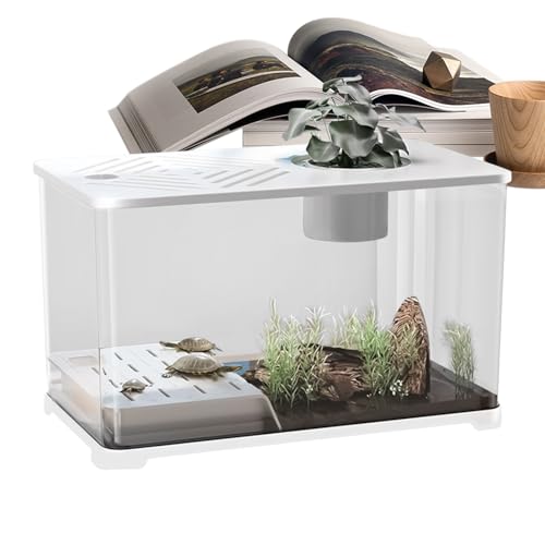 JINGLING Aquarium, Starter-Set für großes Goldfisch-Aquarium, moderner HD-Panorama-Behälter, Schreibtischdekoration für Betta, Guppy, Schildkröten und JINGLING Aquarium, Starter-Set für großes Goldfisch-Aquarium, moderner HD-Panorama-Behälter, Schreibtischdekoration für Betta, Guppy, Schildkröten und von JINGLING