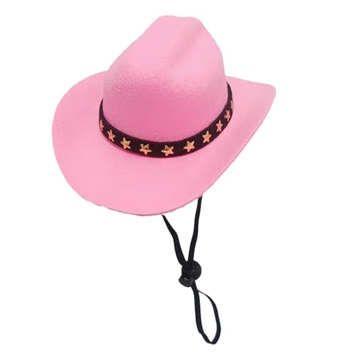 JINGLING Hundemütze, Katzen-Cowboyhut - Cowboy-Hundemützen, Katzenmützen - Bequeme Haustier-Par -Dekoration, Welpen-Halloween-Kostüme für Sommerspaziergänge im Freien, Wandern von JINGLING