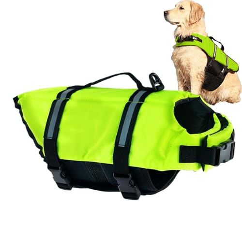 JINGLING Hundeschwimmweste - Hundeschwimmweste Mit Hoher Auftriebskraft Und Reflektierend Für Sicherheit | Haustierzubehör Für Schwimmbad See Kajak Große Und Kleine Hunde Welpen Dock JINGLING Hundeschwimmweste - Hundeschwimmweste Mit Hoher Auftriebskraft Und Reflektierend Für Sicherheit | Haustierzubehör Für Schwimmbad See Kajak Große Und Kleine Hunde Welpen Dock von JINGLING