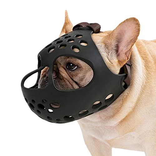 JINGLING Maulkorb Für Hunde, Verstellbarer Hund Maulkörbe Mit Atmungsaktiven Mesh, Korb Design Hund Maulkörbe Für Kleine, Mittlere Und Große Hunde Mit Verstellbaren Riemen von JINGLING