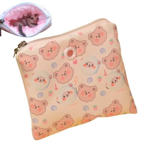 JINGLING Schlafsack Für Sugar Glider - Reisebox Für Kleintiere - Bissfestes Tragezubehör Für Hamster, Chinchilla Und Eichhörnchen JINGLING Schlafsack Für Sugar Glider - Reisebox Für Kleintiere - Bissfestes Tragezubehör Für Hamster, Chinchilla Und Eichhörnchen von JINGLING