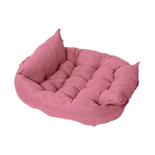 Hundebett, faltbar, Haustier-Schlafbett, weiches Haustierkissen, warmes Reise-Hundebett, Haustiermatte, Welpen- und Kätzchennest für kleine und mittelgroße Hunde, Kätzchen, Rosa Beauty Comes von JINMUXUAN