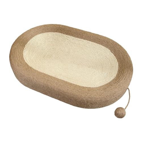 Sisal-Katzenkratzbett, Katzenkratzpadschale, Möbelschutz, modernes Kätzchen-Schlafnest-Loungebett für Kätzchen, Braun Beauty Comes von JINMUXUAN