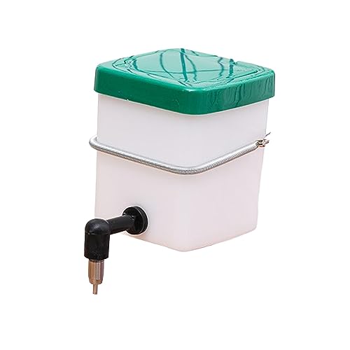 JISADER Automatischer Kaninchentränke-Tränker, Haustierbedarf, Wasserspender, Wasserspender für, 500 ml 8 cm x 8 cm x 10,5 cm von JISADER