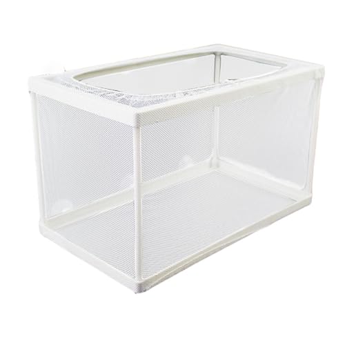 JISADER Fisch Tank Isolation Net Fisch Isolation Box Separator Brüterei Aquarium Trennung Grid Zucht Isolation Net Neugeborenen Braten, L Without Clapboard von JISADER