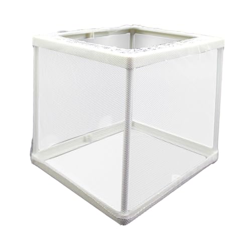 JISADER Fisch Tank Isolation Net Fisch Isolation Box Separator Brüterei Aquarium Trennung Grid Zucht Isolation Net Neugeborenen Braten, S Without Clapboard von JISADER