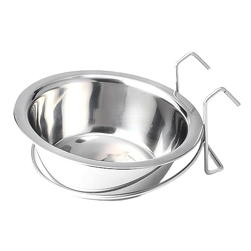 JISADER Hängender Futter, Hunde, Hundekäfig-, Wasser für Katzen, Frettchen, Vögel im Innenbereich, 11cmx7cmx3,8cm von JISADER