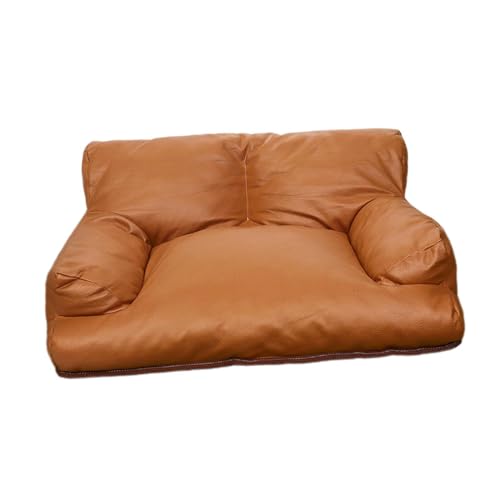 JISADER Hundebett Sofa Katzenschlafsofa Haustier Couch Liege Haustier Couch für Kätzchen Heimtierbedarf, Kaffee von JISADER