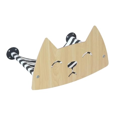 JISADER Katzen-Wandregale, Holz, Katzen-Wandmöbel, Heimdekoration, stabiles Katzen-Kletterregal für Kätzchen, Katzen, Spielen, Schlafen, Faulenzen, Hängematte von JISADER