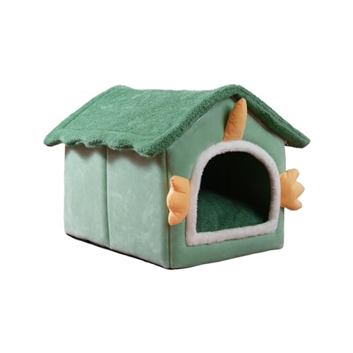 JISADER Katzenhaus, Bett, Höhle, bequem, Kaninchen- und Kätzchenhütte, für den Innenbereich, Katzenzelt, Doggy, Abnehmbarer, Rutschfester Boden, Hundenest, 33cmx30cmx32cm von JISADER