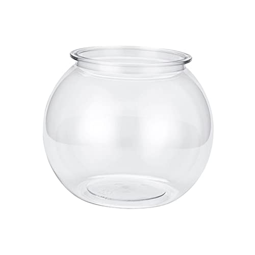 JISADER Transparentes kleines Aquarium, Aquarium für kleine Fische, kleine Ornamente, Aquarium, Fischschale, Vase, Tisch für Bürotisch, Wohnkultur, von JISADER