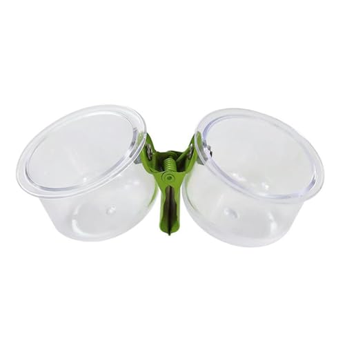 JISADER Vogel Futternäpfe mit Clip, Futter Und Wassernäpfe für Nymphensittiche, Aras, Unzertrennliche JISADER Vogel Futternäpfe mit Clip, Futter Und Wassernäpfe für Nymphensittiche, Aras, Unzertrennliche von JISADER