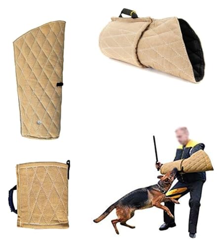 JIURUOZ Hundebiss Ärmel Schlepper, Hund beißt Sleeve, Hundebeißärmel for das Training, doppellagiger Hundetrainingsschutz, Beißärmel von JIURUOZ