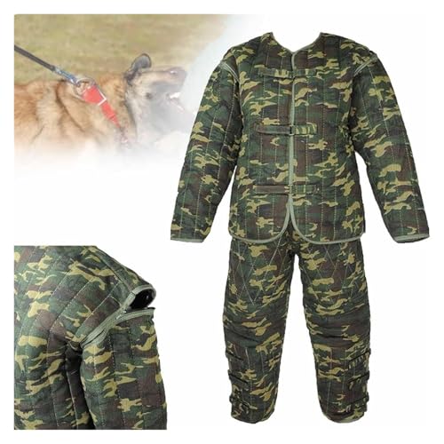 JIURUOZ Schutzkleidung für Trainingshunde, Schutzkleidung for das Training von Hunden, professioneller Anzug mit Beißärmeln for Hunde, Schutzkleidung for Hundetrainer von JIURUOZ