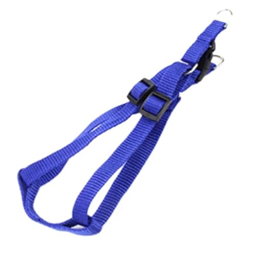 No Pull Hundegeschirr, weich, verstellbar, Basic-Nylon, Step-in-Welpenweste, for Spaziergänge im Freien /164(Blue,S-kuan1.5cm) von JJAURANCE