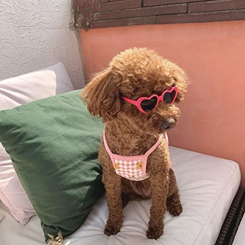 Rotes Herz Haustier Sonnenbrille Katze Brille Haustiere Party Dekor Sonne Blume Brille für kleine Hunde Niedliche Haustier Hund Sonnenbrille Katze Zubehör Fotos Requisiten von JJLFresheners