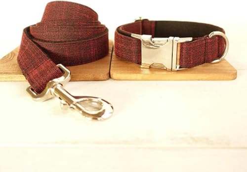 Halsband Unikat Hundehalsband 5 Größen-Hundehalsband Leine Set-S von JKDSAO