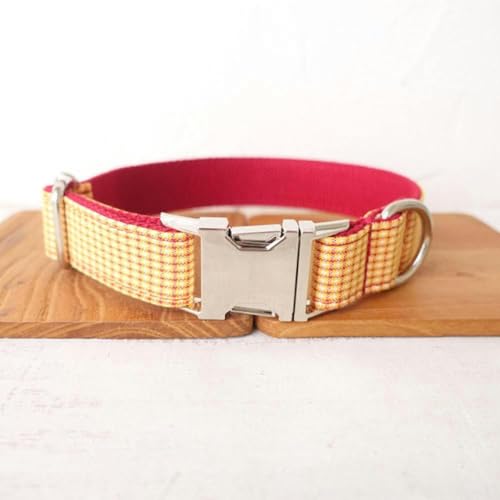 Hundehalsband Poly Satin und Nylon 5 Größen Hundehalsband,Hundehalsband,S-Hundehalsband-M von JKDSAO