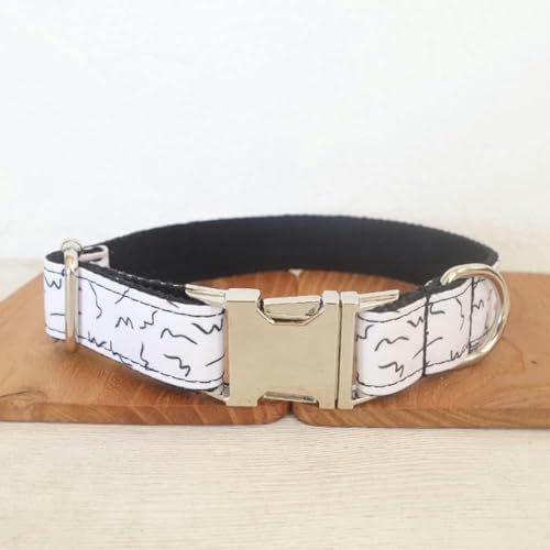 Hundehalsband für Haustiere, Hundezubehör, Heimtierbedarf für kleine, mittelgroße und große Hunde, 5 Größen-Hundehalsband-XL von JKDSAO