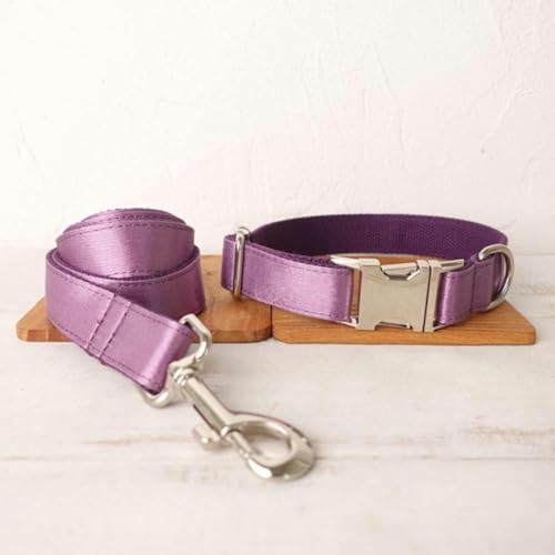 Hundehalsband mit Leine, verstellbar, Welpenhalsband, 5 Größen, Hundehalsband mit Fliege, M-Hundehalsband mit Fliege, XL von JKDSAO