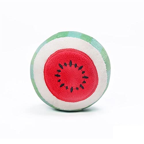 JKELPV Kauspielzeug für Hunde Soft Pineapple Pet Toy Crab Chew Puppy Press Sound Squeak Toys Dog Bell Ball Katzenspielzeug(Green) von JKELPV