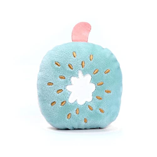 JKELPV Kauspielzeug für Hunde Soft Pineapple Pet Toy Crab Chew Puppy Press Sound Squeak Toys Dog Bell Ball Katzenspielzeug(Yellow) von JKELPV