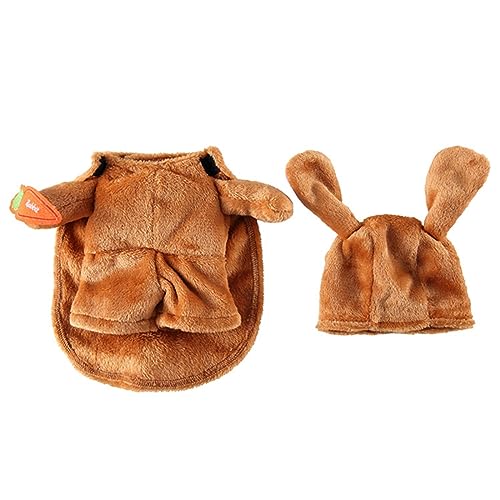 Halloween-Hundekleidung, Hunde-Cosplay-Kostüm-Outfits, Haustier-Festival-Party-Neuheits-Kleidungsset for kleine Hunde(Style 1,XL) von JKUHA