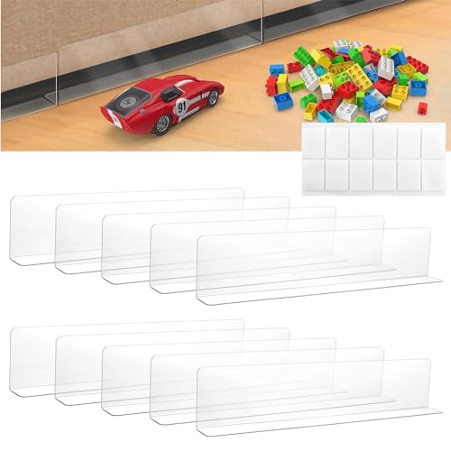 JMIATRY 10 Stück Spielzeugblocker Couch 40x8x4CM, Spielzeugblocker für Möbel, Spielzeug Blocker unter Sofa für Bett, Sofa, Couch, Schrank, Kommode von JMIATRY