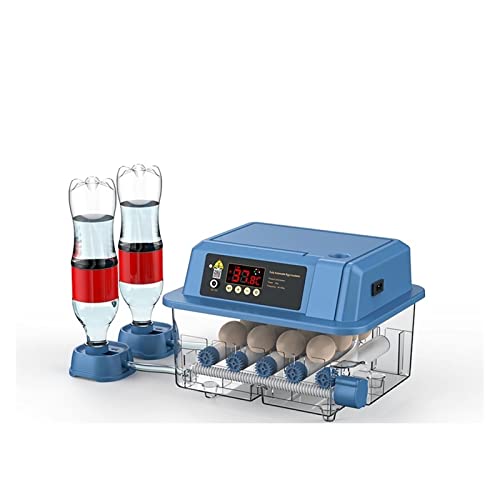 Inkubator 12-Eier-Inkubator mit Schubladentyp Mini-Ei-Inkubator mit automatischer Wasser-Ionen-Wasserbett-Auffüllung und Temperaturregelung Für Hühner, Enten und Fasane von JODEOL