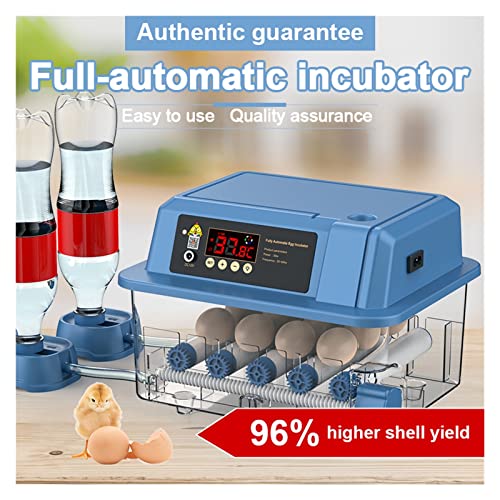 Inkubator 9-Eier-Inkubator mit Schubladen-Mini-Ei-Inkubator mit automatischer Wasser-Ionen-Wasserbett-Auffüllung und Temperaturregelung Für Hühner, Enten und Fasane von JODEOL