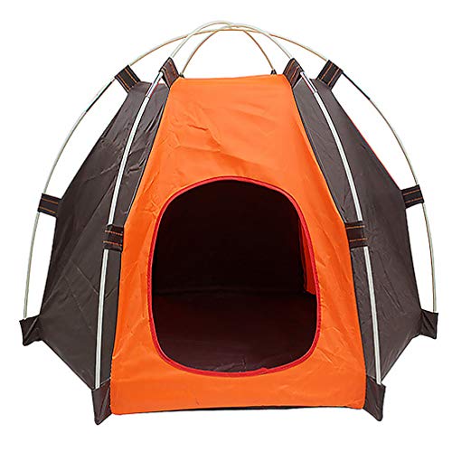 JOEBO Outdoor Haustierzelt Tipi für Hunde Welpen Katze Tragbarer Sonnenschutz und wasserdichte Katze für Outdoor/194 von JOEBO