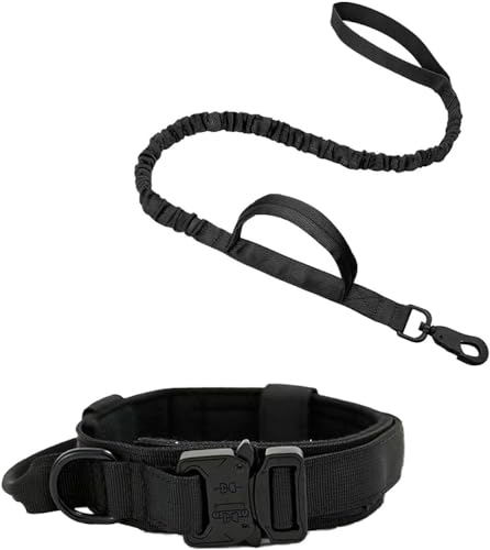 Taktisches Brusthalsband for den Außenbereich, großer Hund, taktisches Brustgeschirr, Hundeleine, taktisches Hundehalsband/123 von JOEBO