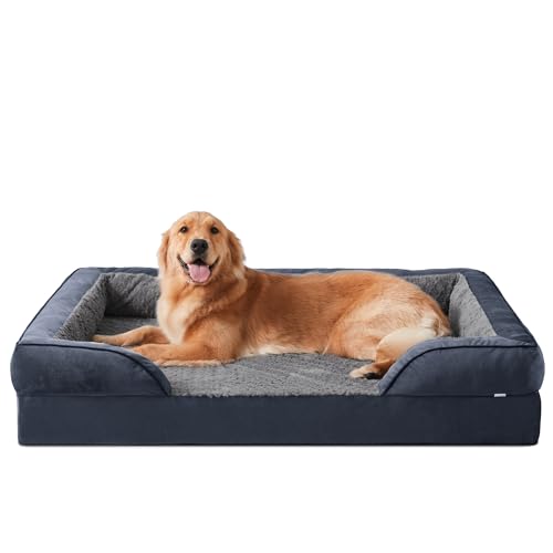 JOEJOY orthopädisches Hundebett dunkelgrau 107 * 82 von JOEJOY