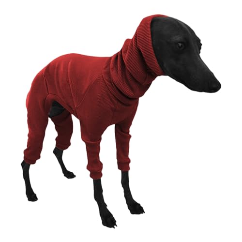 JOERBABU Hunde-Sweatshirt für kleine, große Hunde, Rollkragenmantel, Welpenbekleidung, Pullover, Welpen-Pyjama, Hundemantel von JOERBABU