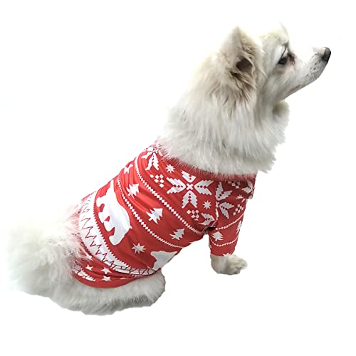 JOERBABU Weihnachtliches Eltern-Kind-Pyjama-Set für Kinder, Vater, Mutter, Baby, Hund, passender Weihnachtspyjama für Paare und Hunde von JOERBABU